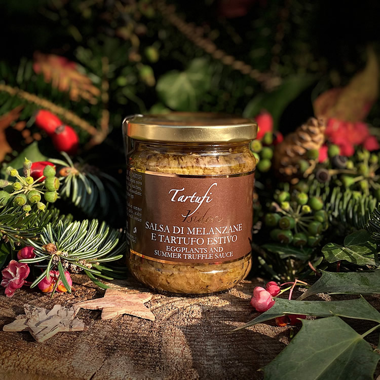 Salsa di melanzane e tartufo estivo