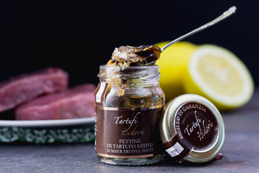 fette di tartufo nero estivo